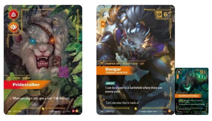 Riftbound Set 3 Unleashed|Deck Guide:Broken Rengar Combo! This Red ...