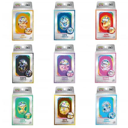 Pokemon PTCG17.5  CSV9.5C Eeveelution Collectible Merchandise Gift Box Eevee/Vaporeon/Espeon/Umbreon/Sylveon/Leafeon Simplified Chinese